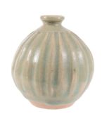Katherine Pleydell-Bouverie, a small wood-ash celadon vase  Katherine Pleydell-Bouverie, a small