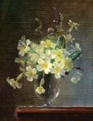 Cecil Kennedy (1905-1997) - Still of flowers in a glass vase Oil on canvas Signed lower right 23 x