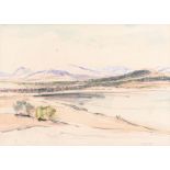 David Young Cameron (1865-1945) - In Badenoch Watercolour over graphite Inscribed title lower