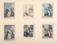 James Duffield Harding (1798-1863) - Three original designs for book illustrations Watercolour,