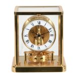 A gilt brass Atmos timepiece by Jaeger-LeCoultre , last quarter 20th century  A gilt brass