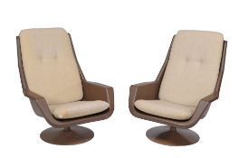 Robin Day for Hille, a pair of 4-4000 armchairs  Robin Day for Hille, a pair of 4-4000