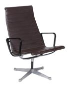 Charles and Ray Eames for Herman Miller, an Aluminium Group open armchair  Charles and Ray Eames for