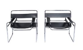 After Marcel Breuer, a pair of Wassily chairs, late 20th century  After Marcel Breuer, a pair of