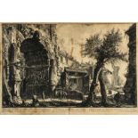 Giovanni Battista Piranesi (1720-1778) - Veduta dell'Arco di Tito, Etching with engraving Circa