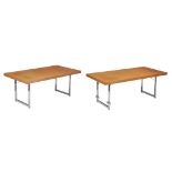 Gordon Russell Ltd, a pair of trestle tables, 1970s  Gordon Russell Ltd, a pair of trestle tables,