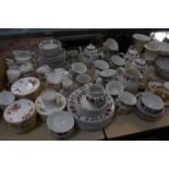Royal Crown Derby 'Derby Posies' part tea service, Adams 'Old Colonial' part service, and other