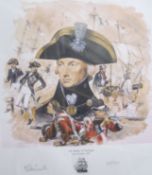After Mureen Smith 'The Battle of Trafalgar' Limited edition print no. 213/850 Signed in pencil 36cm