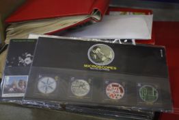 A quantity of FDCs (1 album and some loose), album of unused GB stamps (red album), Royal Wedding