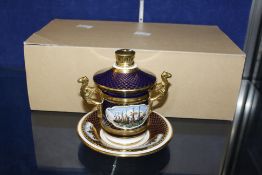 A Spode shipwright cup, 305/500, boxed