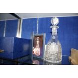 A Thomas Webb Royal Wedding limited edition decanter no. 773, H.R.H The Price of Wales to L. Di,