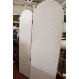 A modern three fold screen, with arched panels Best Bid