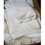 A quantity of assorted linen