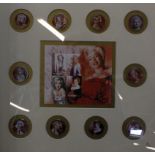 Marilyn Monroe Colorized Dollar Collection, limited edition no. 8/50, framed and glazed, 30cm x