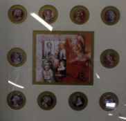 Marilyn Monroe Colorized Dollar Collection, limited edition no. 8/50, framed and glazed, 30cm x