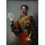 Portrait of a 19th Century Officer Oil on board 40cm x 30cm