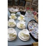 Decorative ceramics and glass to include Royal Albert part tea service and other items