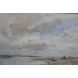 Gerald Ackerman (1876-1960) Estuary at low tide Watercolour Signed lower right 24cm x 35.5cm