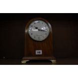 A Comitti of London mahogany mantel clock, 25cm high Best Bid