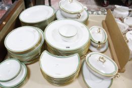 An Aynsley part dinner service and a quantity of decorative ceramics and glass