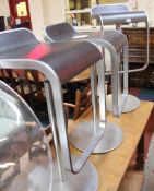 Three modern bar stools Best Bid