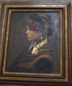 Z.. Guary (20th Century) Portrait of a woman Oil on canvas Signed and dated lower right '91 54.5cm x