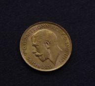 A George V 1914 half sovereign