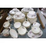 A Royal Worcester 'Roanoke' pattern part tea and dinner service