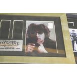 Beatles memorabilia, including: three limited edition framed gold discs - Sgt Pepper, Magical