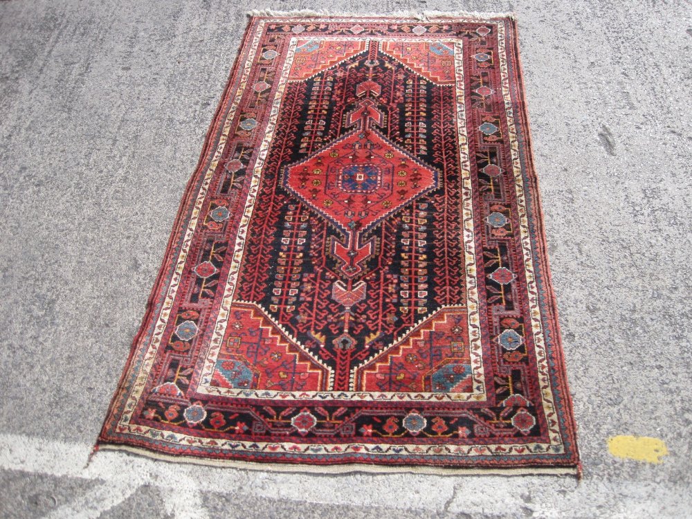 A Persian Nahavand rug 229 x 127cm