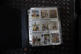 Seven reproduction albums of 'Card Collectors society' cigarette cards and a single album of