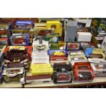 A miscellaneous collection of sixty (approx) themed diecast vehicles, including a Chipperfieild