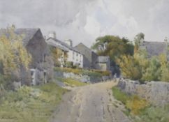 Arthur Tucker R.B.A (1864-1929) 'Troutbeck, Westmorland' Watercolour Signed lower left 25cm x 35cm