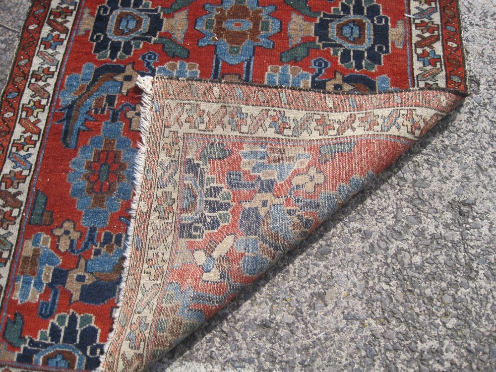 A Persian Malayer rug 122 x 72cm - Image 2 of 2