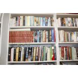 [BOOKS] Eighteen shelves of miscellaneous to include cookery interest and thirty six vols of