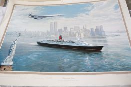 Concorde Ephemera: Limited Edition Concorde Prints, 'Second to None' by Stephen Brown 237/400,