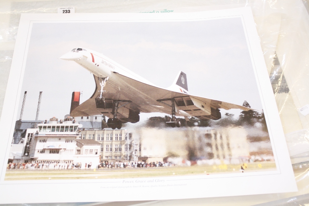 Concorde Ephemera: Limited Edition Concorde prints Stephen Brown 'Golden Years' artist proof, R.