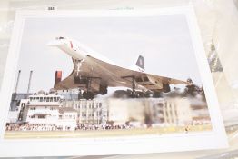 Concorde Ephemera: Limited Edition Concorde prints Stephen Brown 'Golden Years' artist proof, R.