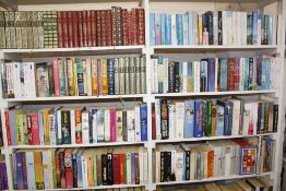 [BOOKS} Eighteen shelves of miscellaneous books to include literature hardback vols of Daphne du