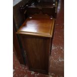 A Victorian mahogany bedside cabinet