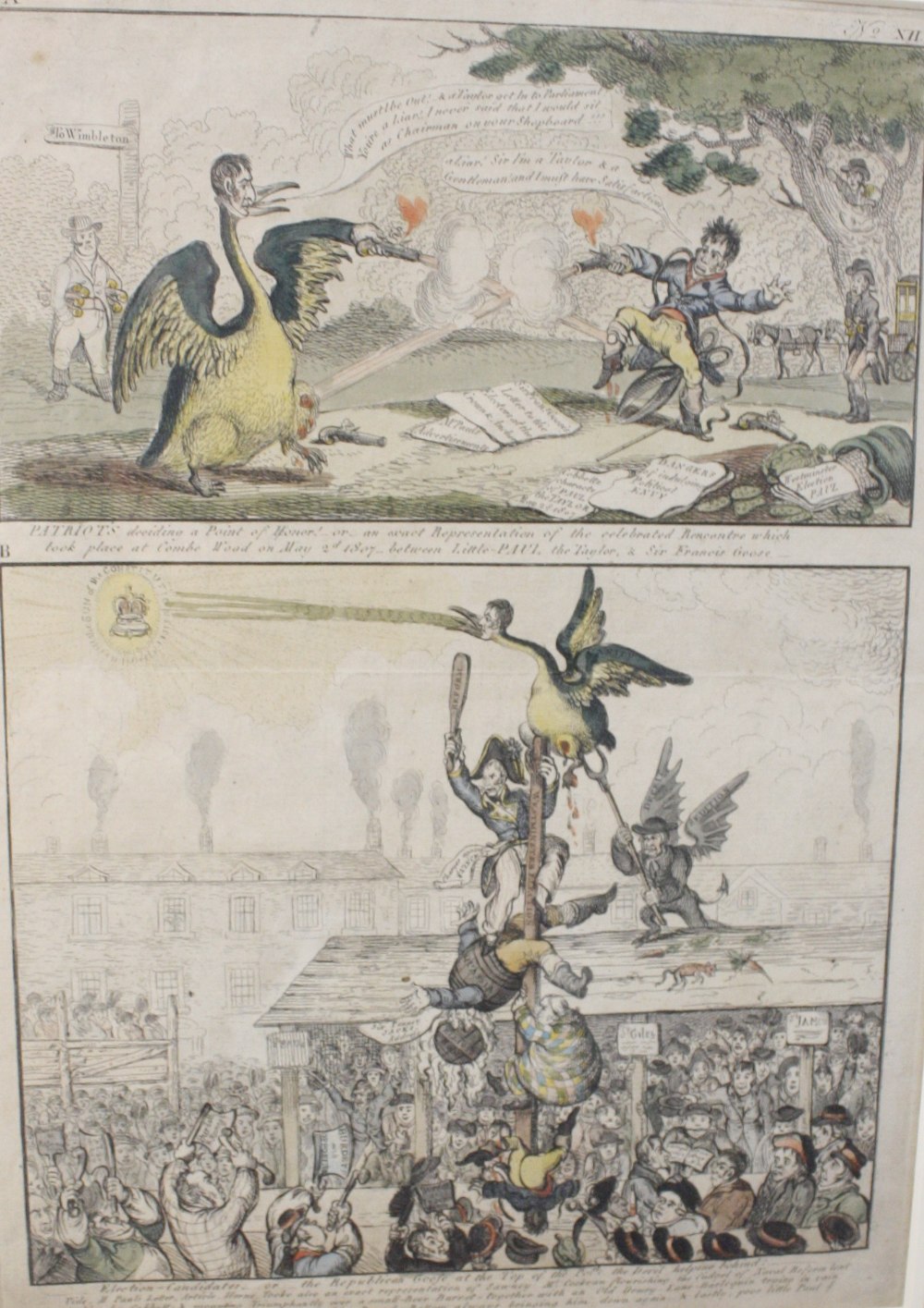 After James Gillray (1757 - 1815) 'Middlesex Election 1804 - "A Long Pull, a Strong Pull, and a - Image 2 of 2