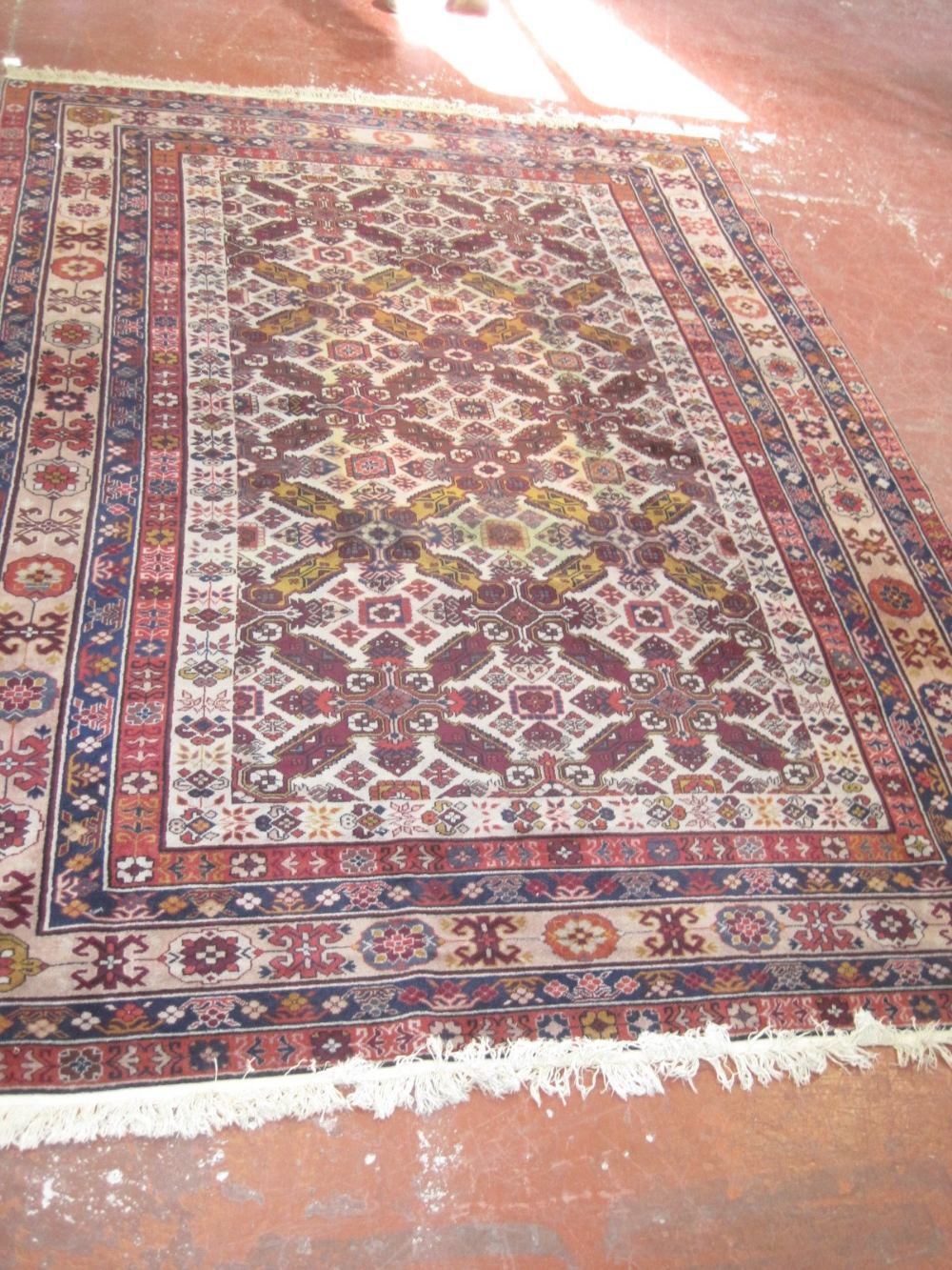 An Ardebil rug of Seychour design 292 x 212cm