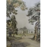 Dennis Handers (20th Century) Two prints depicting Royal Military College Sandhurst Signed in pencil
