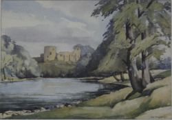 Lucy Errington (20th Century) 'Lake Ullswater', 'The Old Boat House' and 'Barnard Castle'