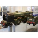 Hornby 0 Gauge trains, a 6 volt Lord Nelson locomotive and Southern 850 tender, a 6 volt Southern
