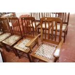 A suite of modern teak furniture made by African Trackwood Company comprising a large trestle