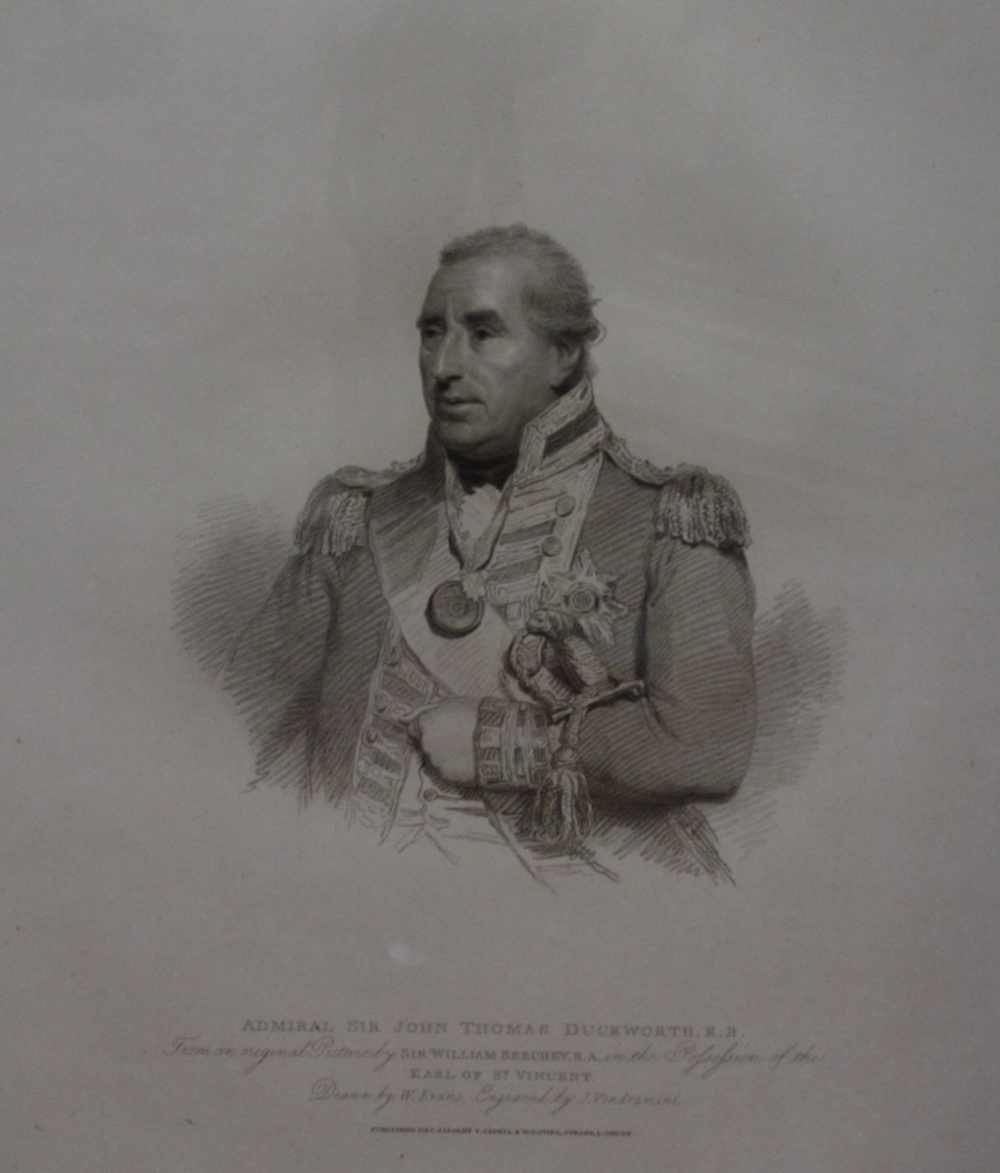 A set of six engravings to include 'George Lord Keith, K. B. K.C. Admiral of the White', 'Vice - Image 3 of 3