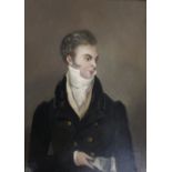 English School (19th Century) Portrait of Lord John Russell (Reform Bill) Oil on board Labelled to