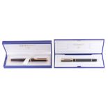 Waterman, Ideal, a burgundy lacquer fountain pen  Waterman, Ideal, a burgundy lacquer fountain pen,