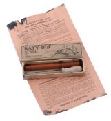 Mabie, Todd & Co., The 'Katy-Did' stylo, an orange resin ink pen  Mabie, Todd  &  Co., The 'Katy-